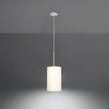 Люстра на тросе OTTO 1xE27/60W/230V ⌀ 15 см белая