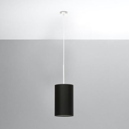 Люстра на тросе OTTO 1xE27/60W/230V ⌀ 15 см черная