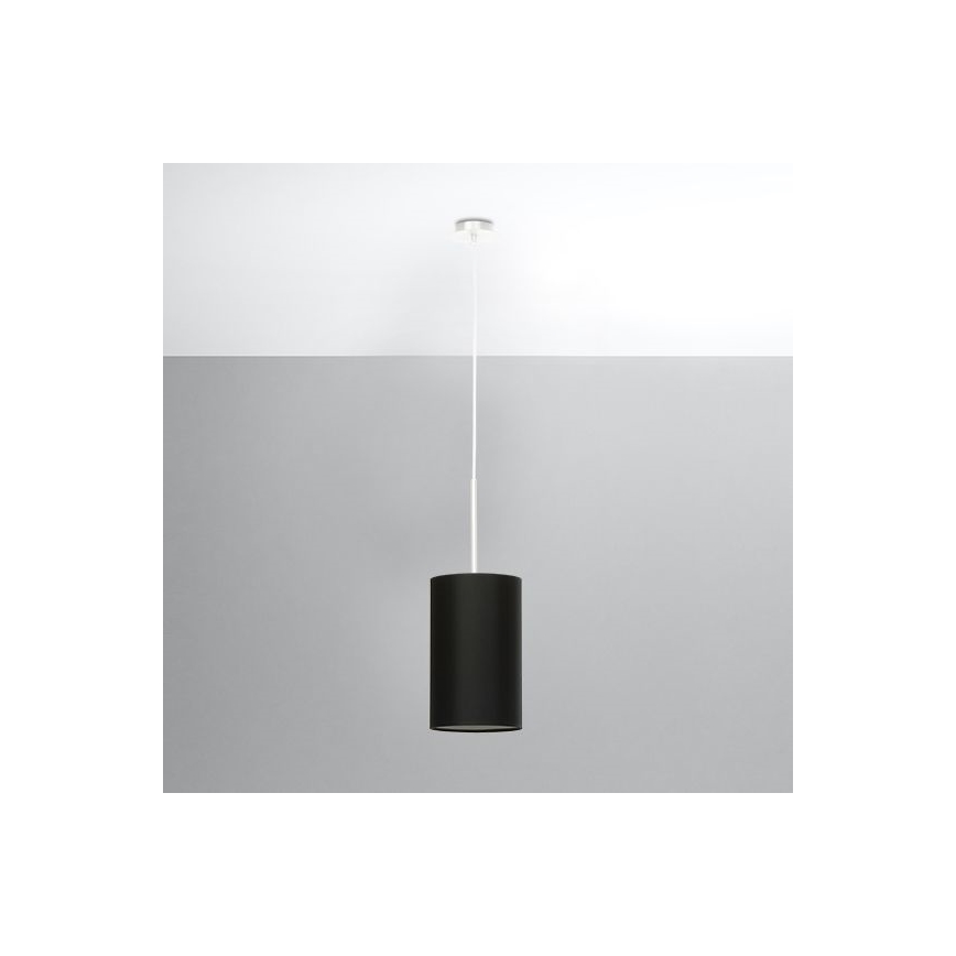 Підвісна люстра OTTO 1xE27/60W/230V з діаметром 15 см чорний