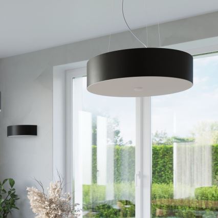 Подвесная люстра SKALA 3xE27/60W/230V диаметр 30 см черный