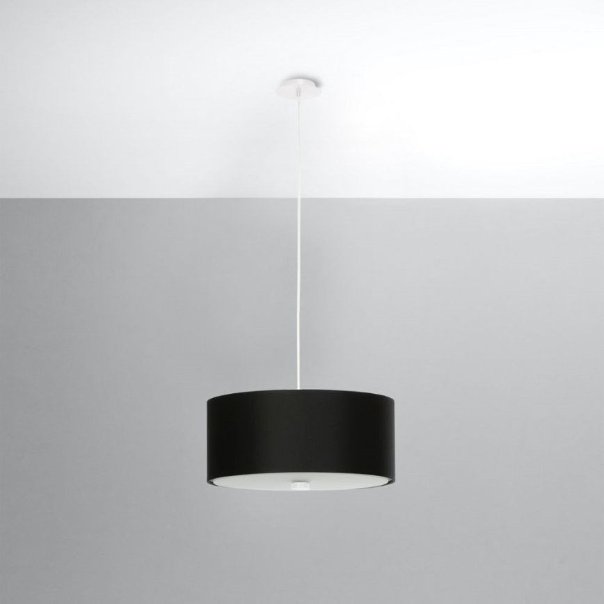 Подвесная люстра SKALA 3xE27/60W/230V диаметр 30 см черный