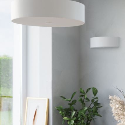 Стельовий світильник SKALA 3xE27/60W/230V діаметр 30 см білий