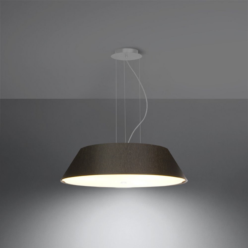 Люстра на тросе VEGA 5xE27/60W/230V ⌀ 60 см черная