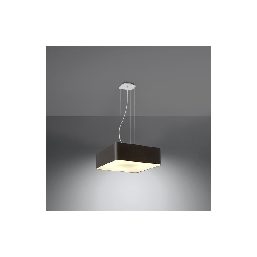 Люстра на тросе LOKKO 5xE27/60W/230V 45 см черная