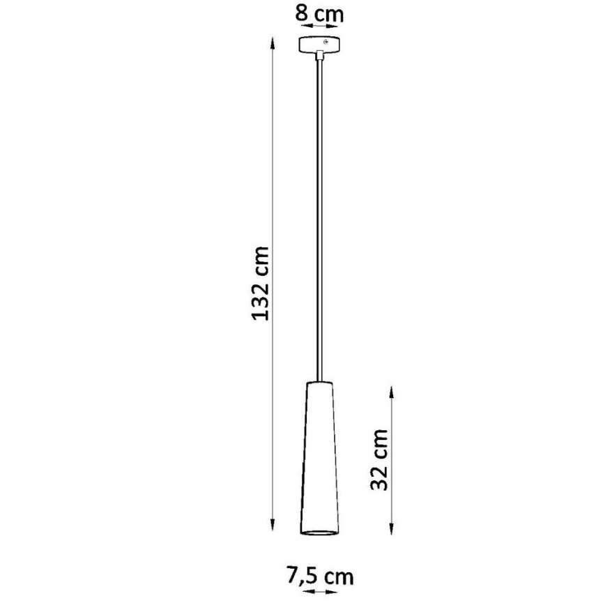 Подвесная люстра ELECTRA 1xGU10/40W/230V