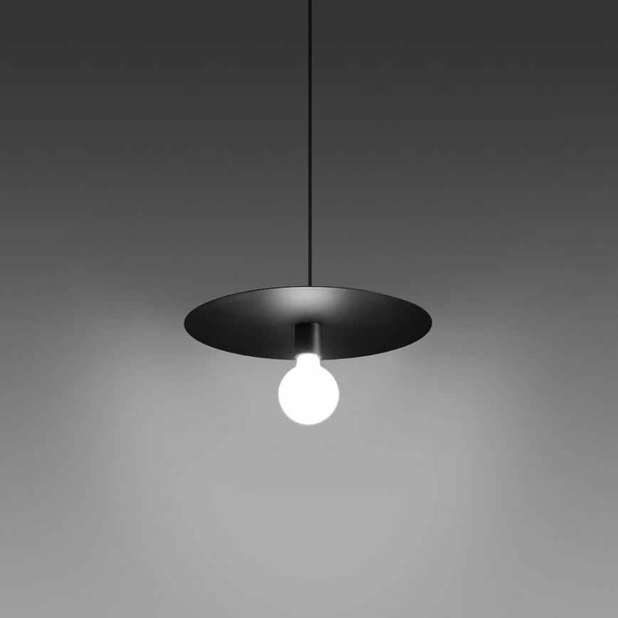 Люстра на тросе FLAVIO 1xE27/60W/230V черная