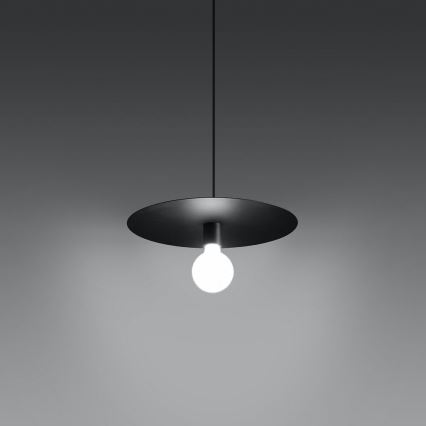 Підвісна люстра FLAVIO 1xE27/60W/230V чорний