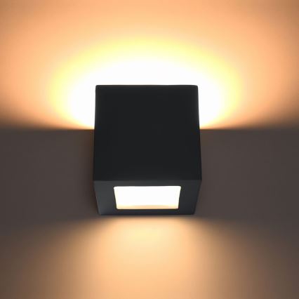 Настінний світильник LEO 1xE27/60W/230V чорний