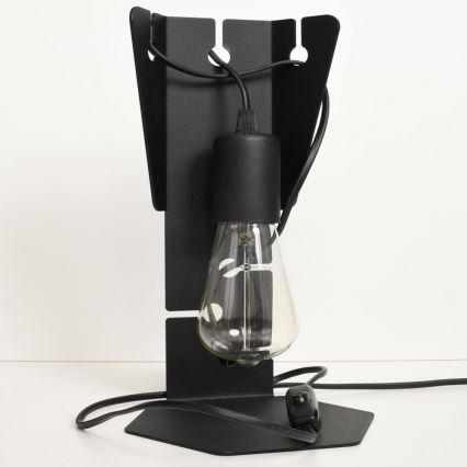 Настільна лампа ARBY 1xE27/60W/230V чорний