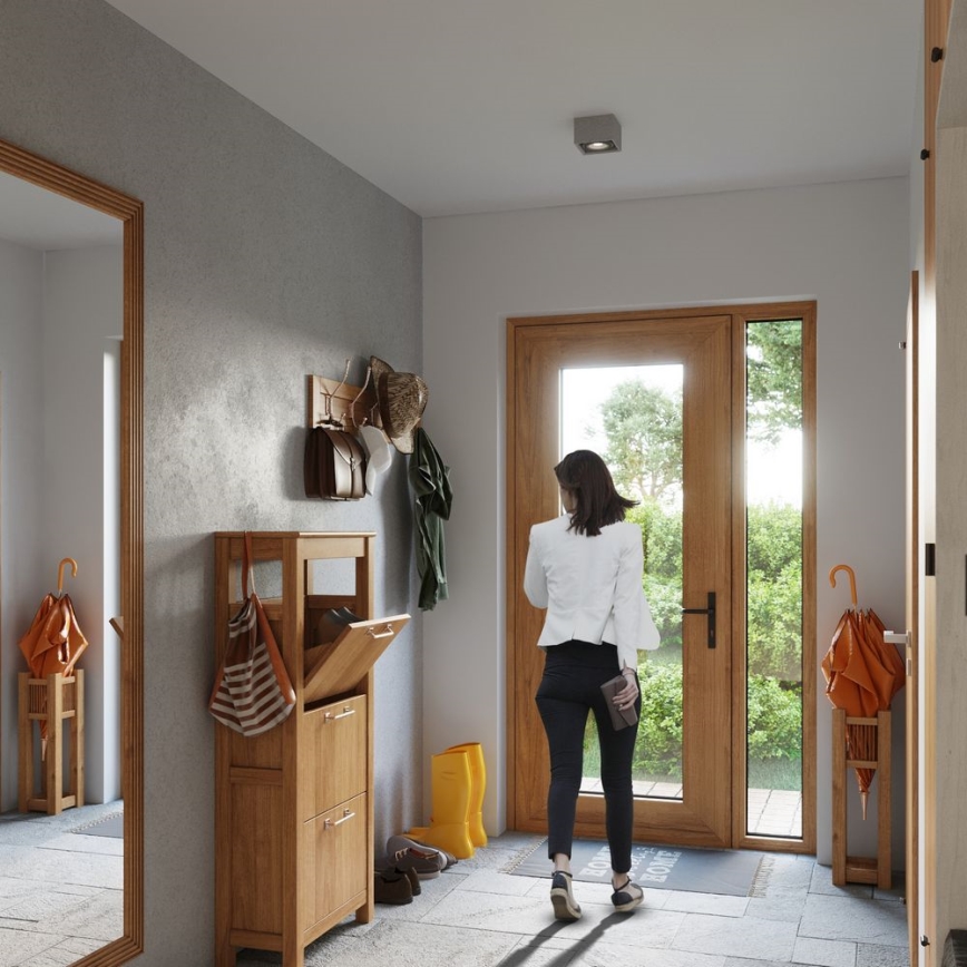 Потолочный светильник QUATRO AR111 1xGU10/40W/230V бетон