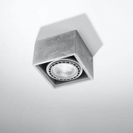 Потолочный светильник QUATRO AR111 1xGU10/40W/230V бетон
