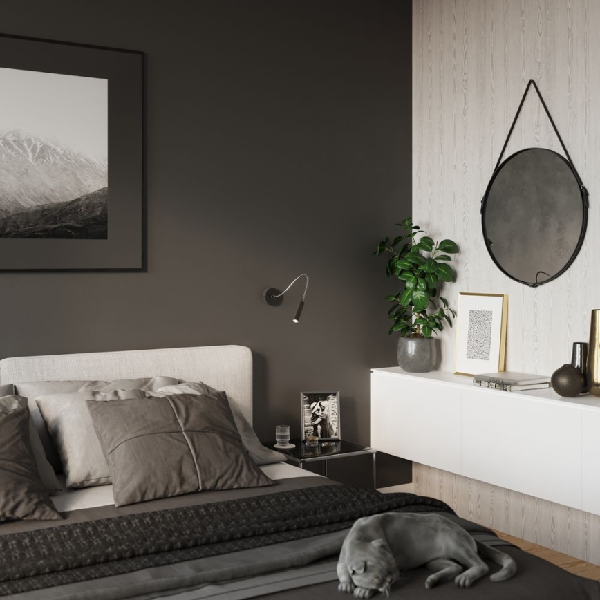 Гнучка лампа AXIL 1xG9/12W/230V чорний