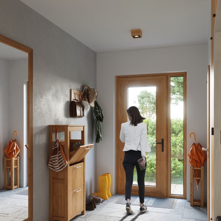 Потолочный светильник QUATRO AR111 1xGU10/40W/230V бук