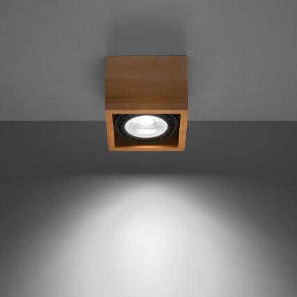 Стельовий світильник QUATRO AR111 1xGU10/40W/230V бук
