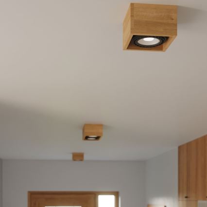 Стельовий світильник QUATRO AR111 2xGU10/40W/230V бук