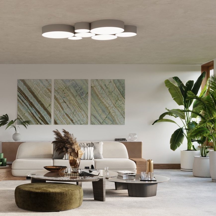 Стельовий світильник ARENA 4xE27/60W/230V сірий