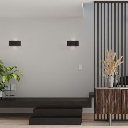 Настінний світильник MAGNUS 2xG9/40W/230V чорний