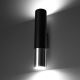 Настенный светильник LOOPEZ 2xGU10/10W/230V черный/хром