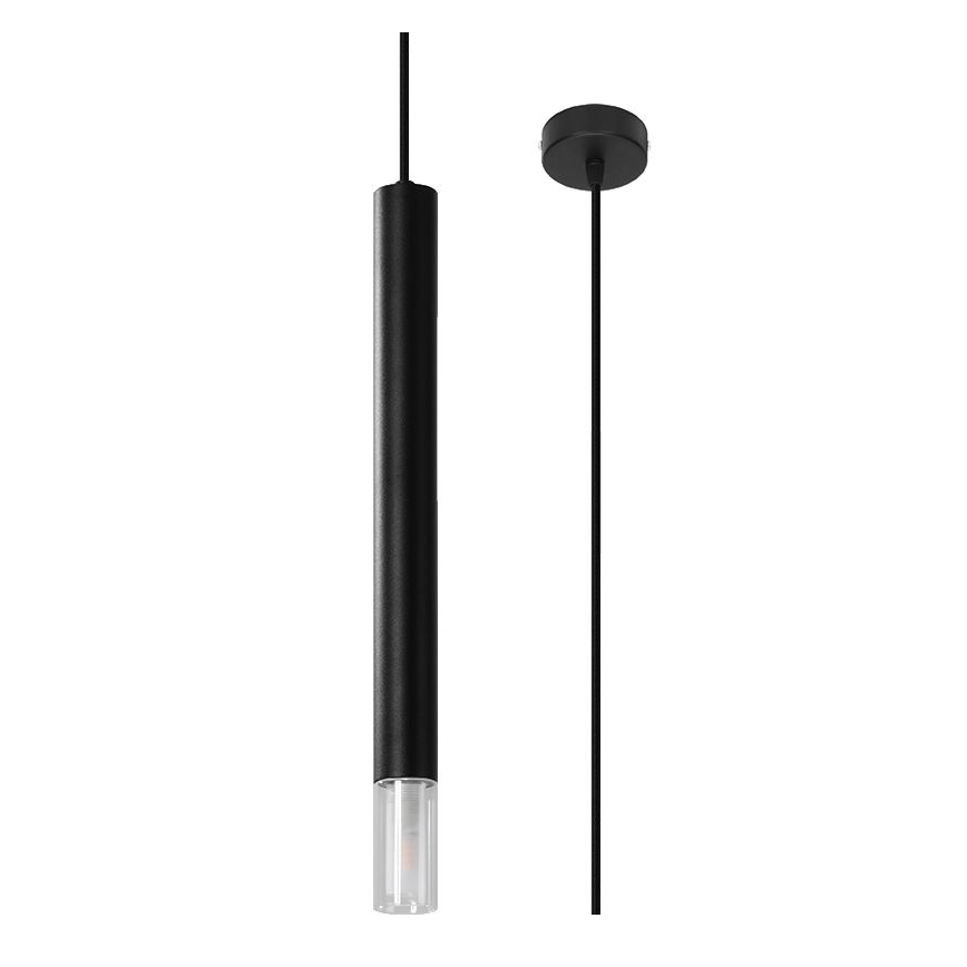Підвісна люстра VIZIER 1xG9/40W/230V чорний