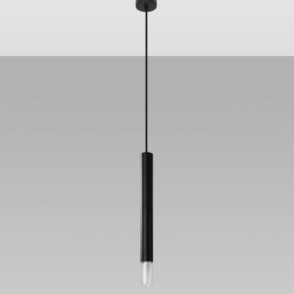 Підвісна люстра VIZIER 1xG9/40W/230V чорний
