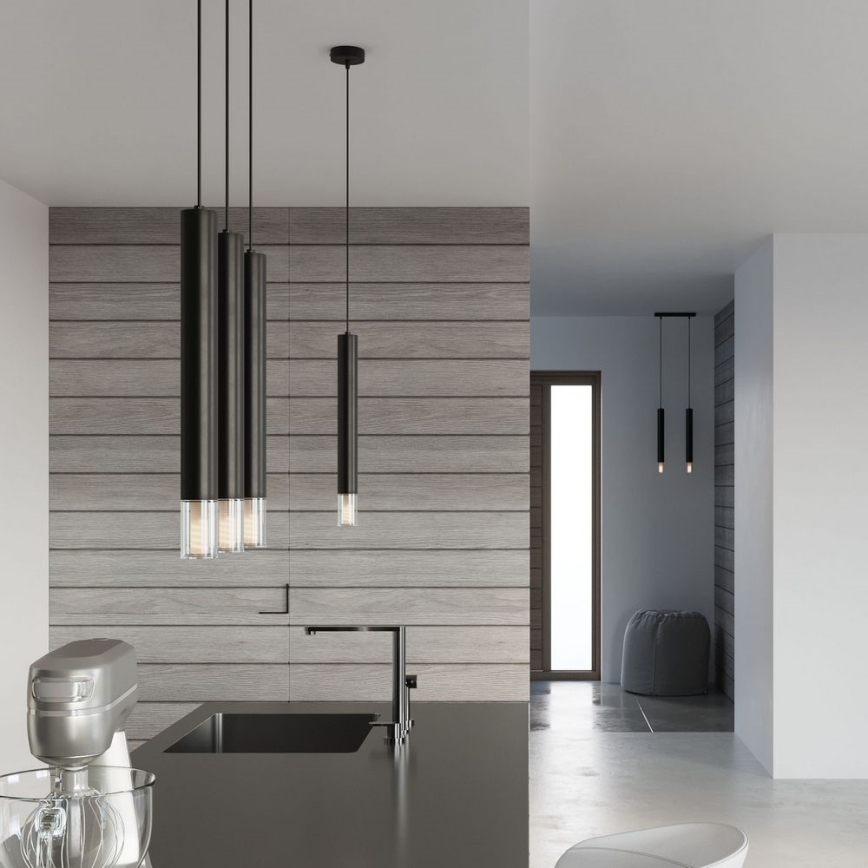 Люстра на тросе VIZIER 2xG9/40W/230V черная