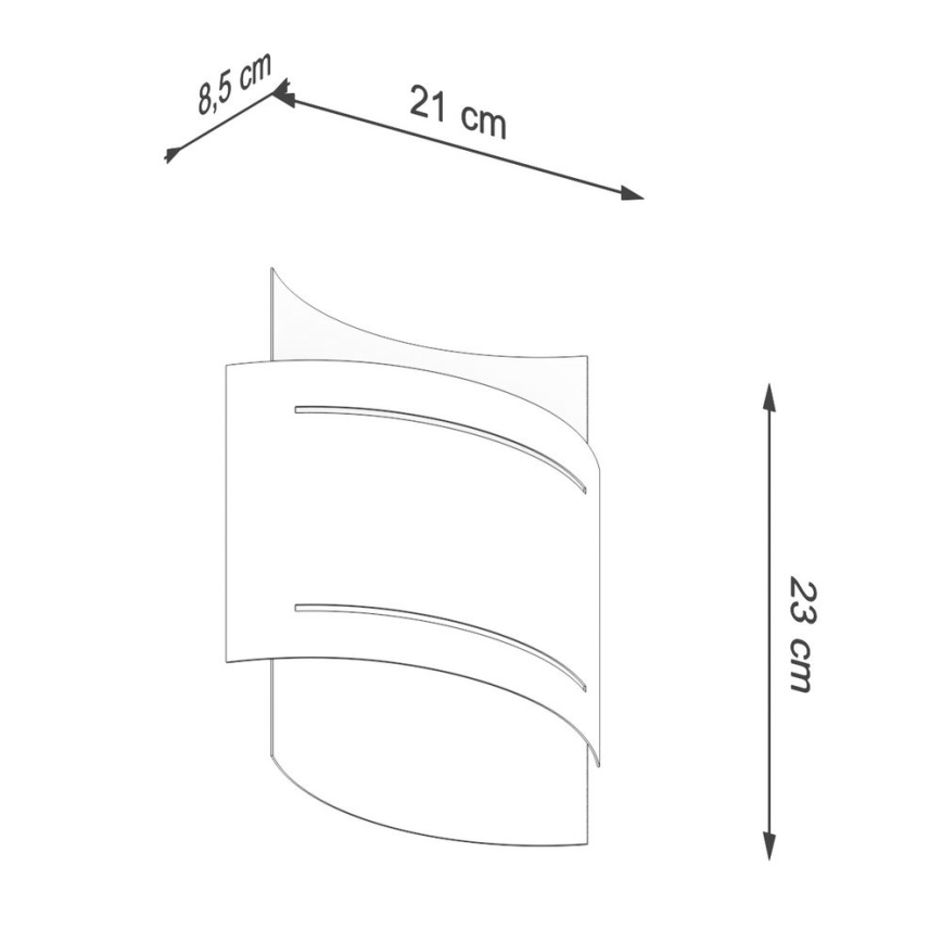 Настінний світильник HESTIA 1xG9/40W/230V чорний