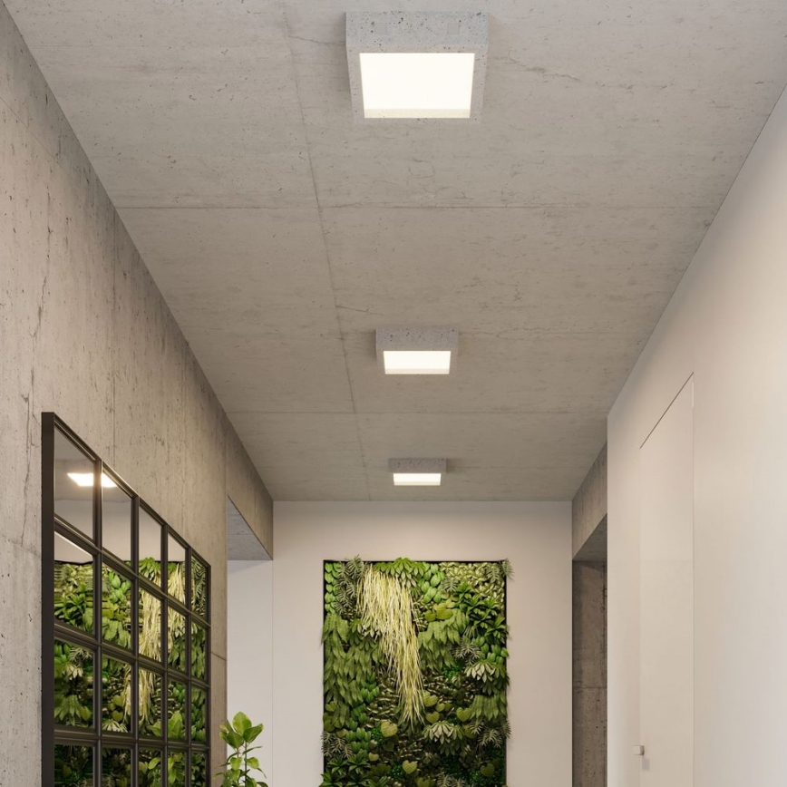 Светодиодный потолочный светильник RIZA LED/18W/230V бетон
