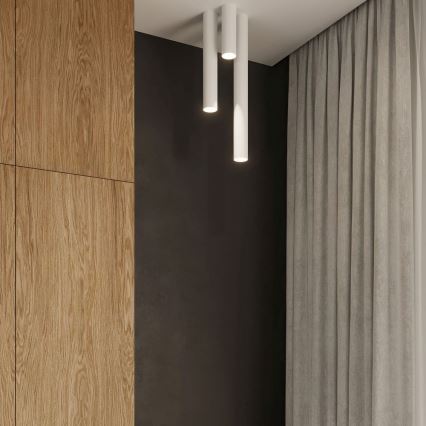 Точковий світильник LAGOS 1xGU10/10W/230V 10 см білий