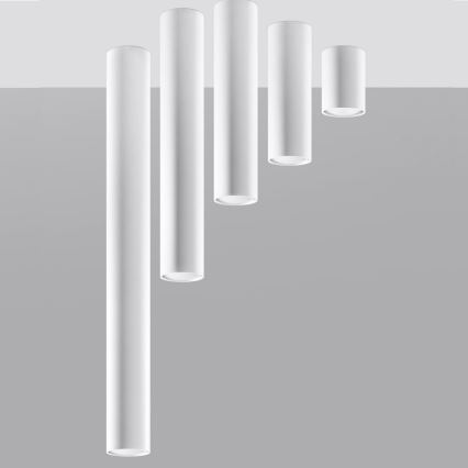 Точковий світильник LAGOS 1xGU10/10W/230V 10 см білий