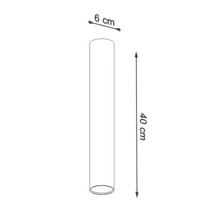 Точечный светильник LAGOS 1xGU10/10W/230V 40 см белый