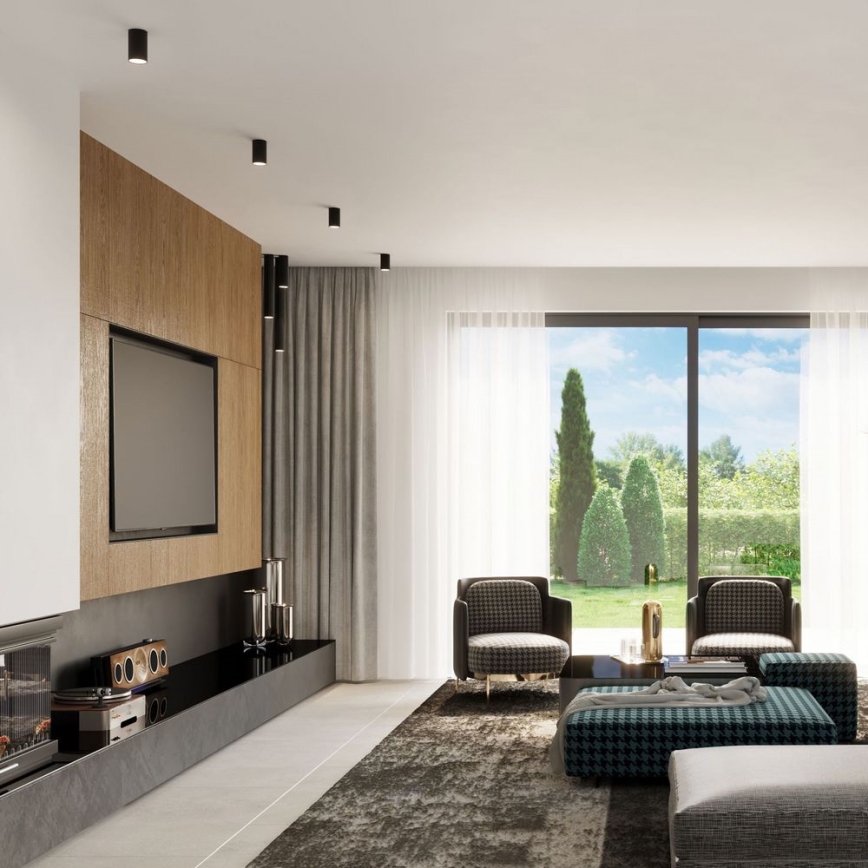 Точечный светильник LAGOS 1xGU10/10W/230V 40 см черный