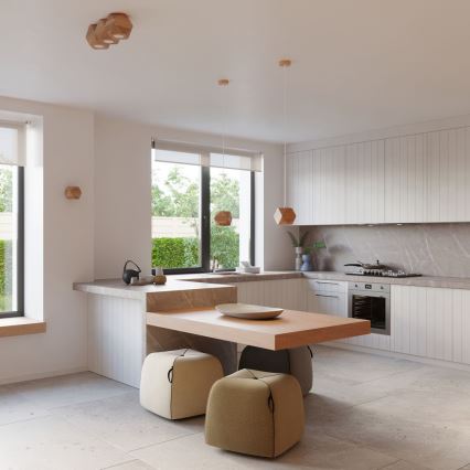 Потолочный светильник WOODY 1xGU10/40W/230V дуб