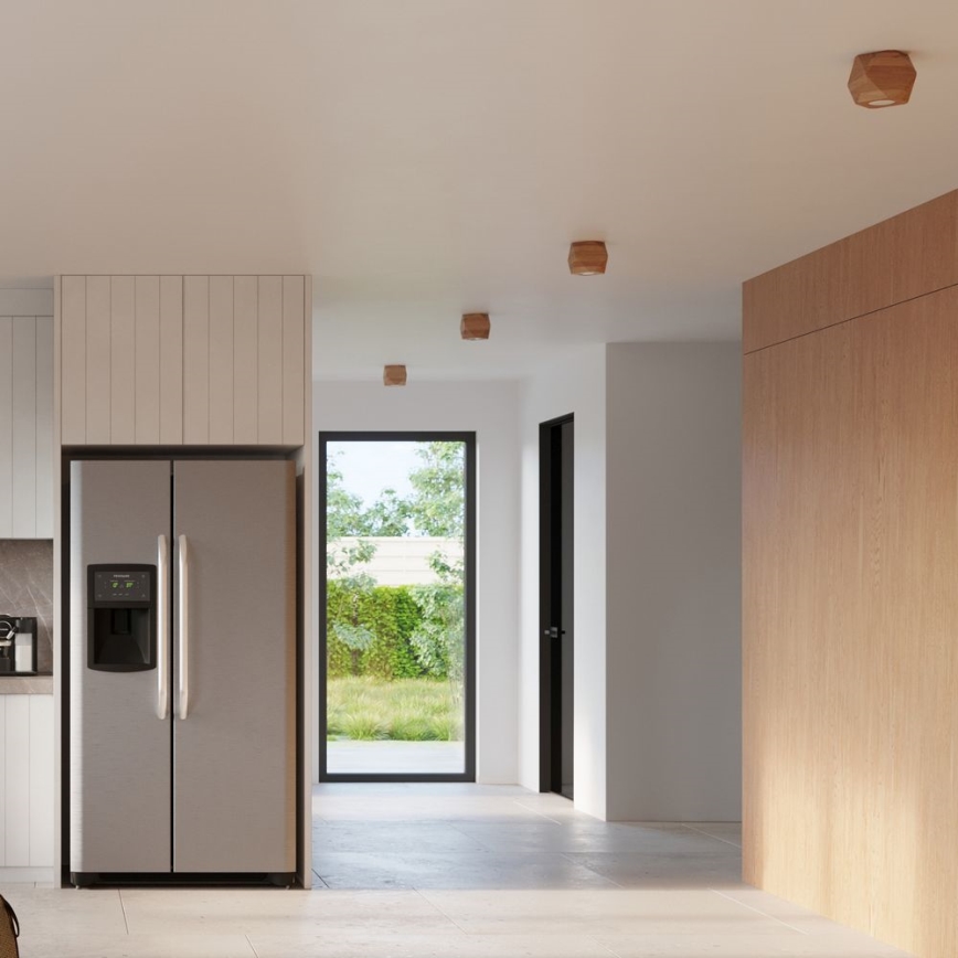 Потолочный светильник WOODY 1xGU10/40W/230V дуб