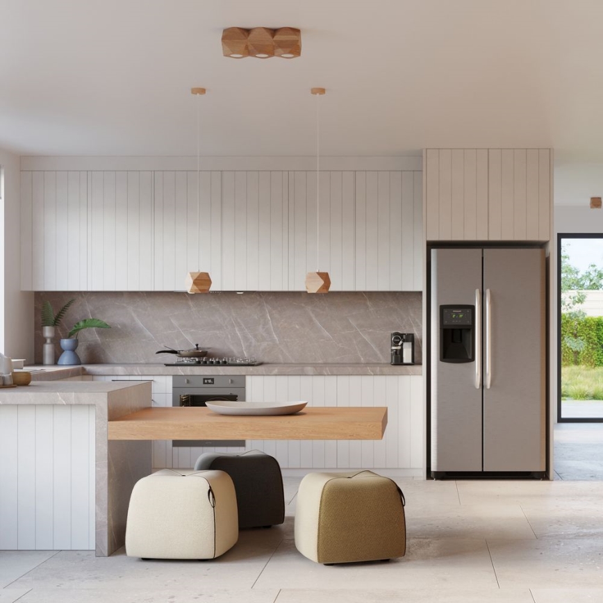 Потолочный светильник WOODY 3xGU10/40W/230V дуб