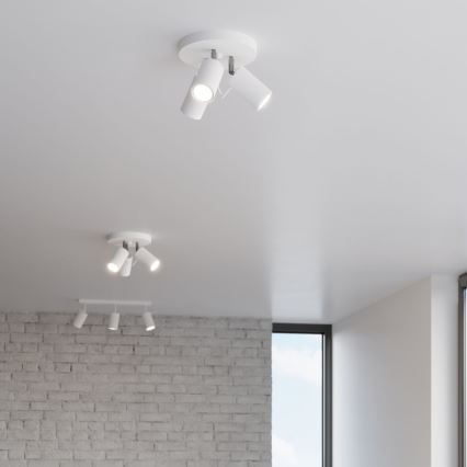 Точечный светильник RING 3xGU10/10W/230V белый