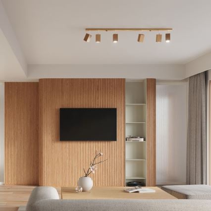 Точковий світильник KEKE 2xGU10/40W/230V дуб