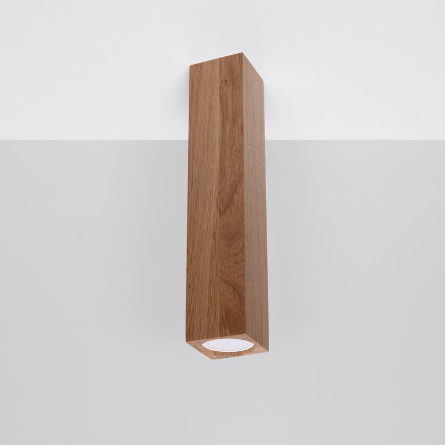 Точковий світильник KEKE 1xGU10/40W/230V 30 см дуб