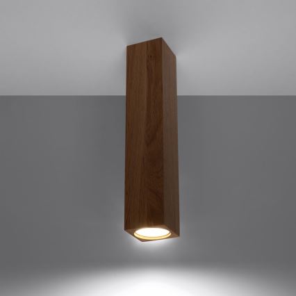 Точковий світильник KEKE 1xGU10/40W/230V 30 см дуб