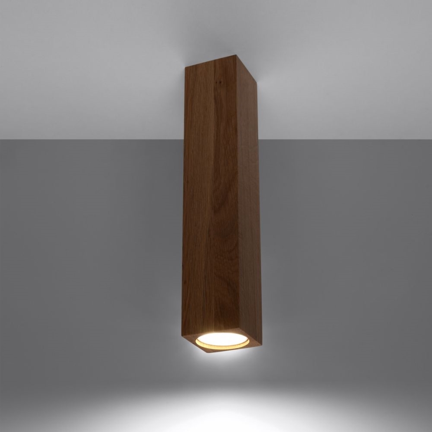 Точковий світильник KEKE 1xGU10/40W/230V 30 см дуб