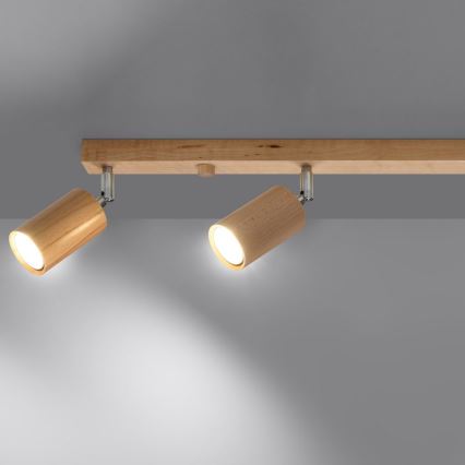 Точечный светильник BERG 4xGU10/40W/230V бук