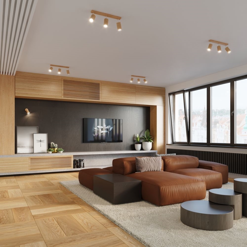 Точковий світильник BERG 4xGU10/40W/230V бук