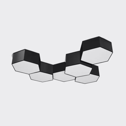 Стельовий світильник SUNDE 2xE27/60W/230V 11,5 см чорний