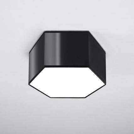Стельовий світильник SUNDE 2xE27/60W/230V 15,5 см чорний