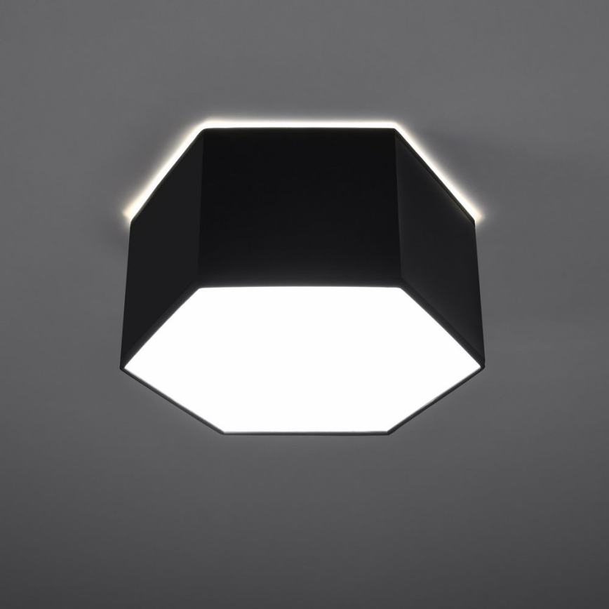 Стельовий світильник SUNDE 2xE27/60W/230V 15,5 см чорний
