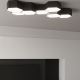 Стельовий світильник SUNDE 2xE27/60W/230V 15,5 см чорний