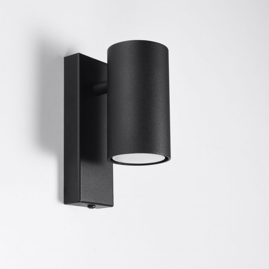 Настінний світильник UTTI 1xGU10/40W/230V чорний