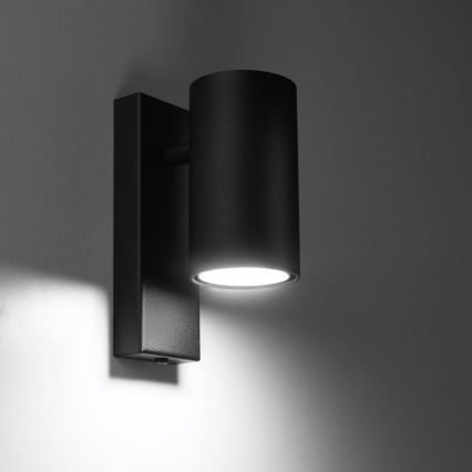 Настінний світильник UTTI 1xGU10/40W/230V чорний