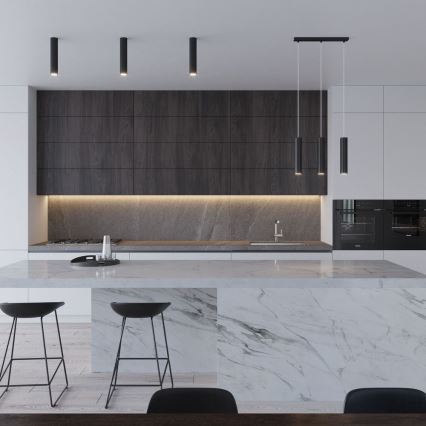 Подвесная люстра LAGOS 3xGU10/10W/230V черный