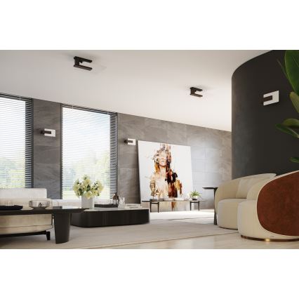 Стельовий світильник LAPPO 2xE27/15W/230V венге