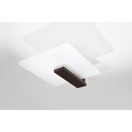 Стельовий світильник LAPPO 2xE27/15W/230V венге